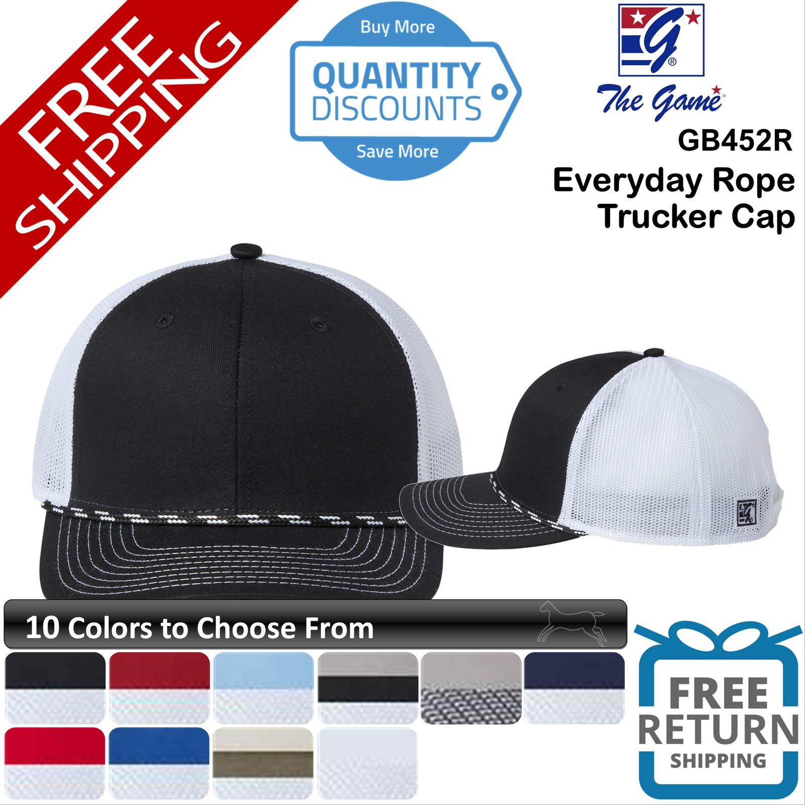 🔥 The Game Men Relaxed Gamechanger Cap Hat six-panel, low