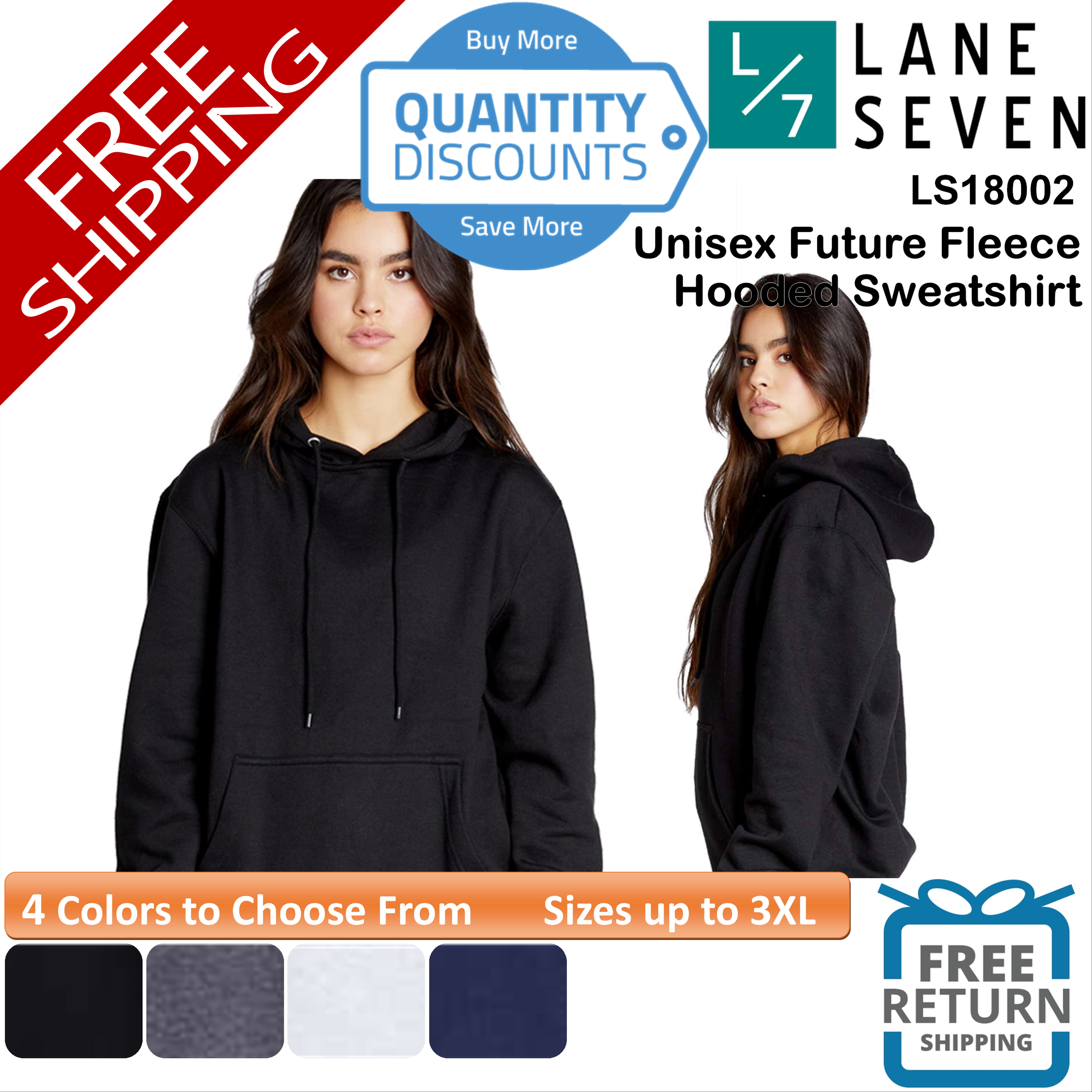 🔥 Lane Seven Unisex Urban Joggers Fleece pockets Sweat Pants Up